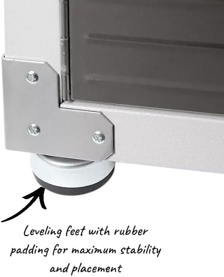 Heavy Duty Storage Solid Stainless Steel Cabinet with Lockable, Adjustable Shelf, Metal Garage Organizer (Granite, 30" W x 18" D x 72" H)
