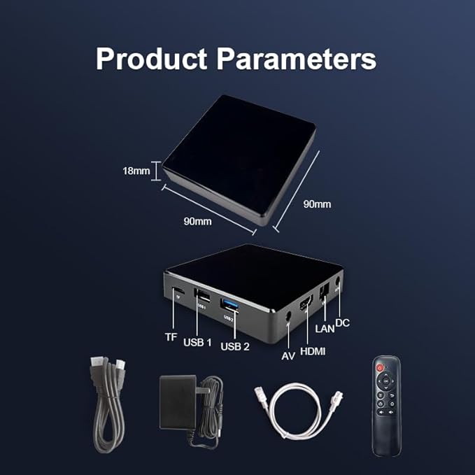 Adertising Media Player Box Commercial Display Mate Remote Publish Menu AD 2+16G Digital Signage Box (YM06 / 2+16G)