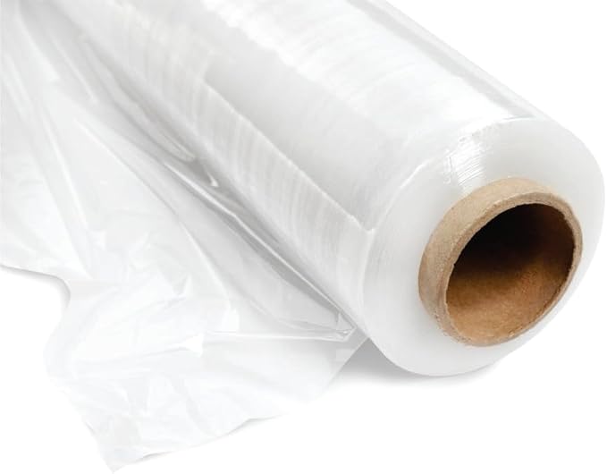 Alliance Stretch Film Hand Bundling - Clear, 18" x 1200ft, 60 Gauge, 4 Pack, Industrial Heavy Duty Shrink Wrap for Packing, Shipping, Pallet and Moving Supplies