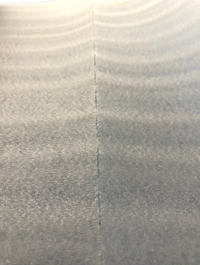 Bubblefast! Brand 1/8" x 188' Poly Foam Cushioning Roll with 12" Perforations (Two 1/8" x 12" Rolls)