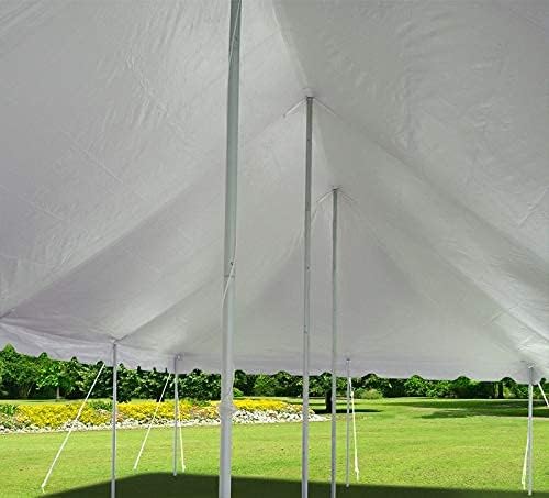 TentandTable 20' x 40' Premium Canopy Tent, White, Outdoor Pole Tent, 80-160 Person Capacity for Parties, Weddings, Events, Commercial and Residential Use, Large Heavy Duty Vinyl Canopy Tents