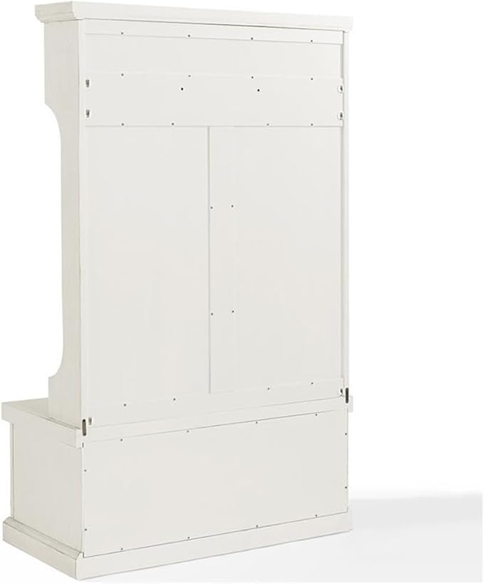 Pemberly Row Hall Tree in Distressed White