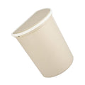 Hanging Wall-Mounted Trash Can Large Plastic Kitchen Waste Bin with Lid Practical Storage Container for Household Bedroom and Living Plastic Elegant Apricot Color
