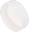 uxcell 4pcs Rubber End Caps 150mm(6 Inch) ID Vinyl Round End Cap Cover Screw Thread Protectors White, 50mm Height