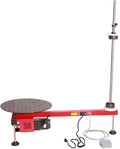 Electric Stretch Film Wrapping Bench, Semi-auto Table Stretch Film Dispenser Wrapping Machine for Film Width Within 27.5" (70cm)