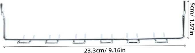 2pcs Heavy Duty Multi-Prong Pegboard Tool Holder Hooks Set Wall Mount Organizer for Garage Home Office Storage and Workspace Neatness