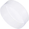 uxcell 4pcs Rubber End Caps 150mm ID Vinyl Round End Cap Cover Screw Thread Protectors Clear, 50mm Height