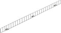 10 Pcs 36" * 3" Silver Retail Gondola Shelf Front Wire Fence Guard Rail - Display Enhancer for Retail Stores, Sturdy Shelf Guardrail