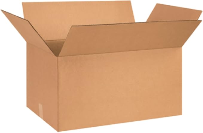 Secure Seal - 24x15x12” Pack of 30 Corrugated Cardboard Packing Shipping Mailing Moving Carton Boxes Cold Water Box