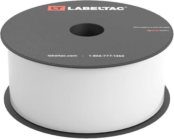 LabelTac 4 and Pro Model Indoor/Outdoor Rack Label Supply 2" x 150' White