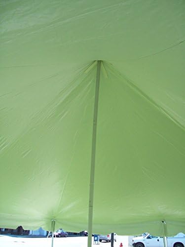 TentandTable 20' x 20' Premium Canopy Tent, White, Outdoor Pole Tent, 40-80 Person Capacity for Parties, Weddings, Events, Commercial and Residential Use, Large Heavy Duty Vinyl Canopy Tents