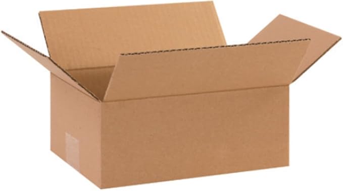 Secure Seal - 9x6x3 Pack of 50 Corrugated Cardboard Packing Shipping Mailing Moving Carton Boxes