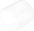 uxcell 4pcs Rubber End Caps 42mm ID Vinyl Round Tube Bolt Cap Cover Screw Thread Protectors Clear, 40mm Height