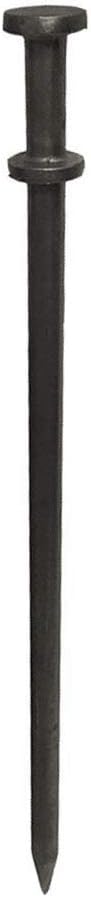 Double Head Tent Stakes - Heavy Duty Steel Tent Stakes, Versatile Ground Spikes to Anchor Commercial Inflatables, Party Tents, and Outdoor Camping Shelters, 3/4 x 36 Inch, 50-Pack