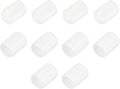 uxcell 10pcs Rubber End Caps 14.5mm ID Vinyl Round End Cap Cover Screw Thread Protectors White