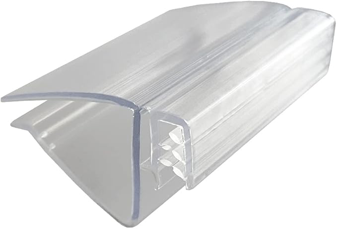 DGS Retail Sign Holder, Wood Shelf Edge Sign Holder, Hinged, Gripper 1-1/2 Inch Wide, 50 Pack
