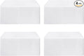 HolidayIdeas White Tablecloths for Rectangle 8 Foot Tables- 96 x 30 Inch - 4 Pack Fitted Tablecloths Polyester Fabric Table Cover for Parties, Wedding, Trade Show