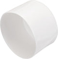 uxcell 4pcs Rubber End Caps 80mm ID Vinyl Round End Cap Cover Screw Thread Protectors White, 50mm Height