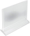 Azar 142712 11-Inch Width by 8.5-Inch Height Horizontal Top Load Acrylic Sign Holder, 10-Pack