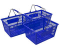 Blue Shopping Baskets (Set of 3)