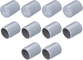 uxcell 10pcs Rubber End Caps 15mm ID Vinyl Round End Cap Cover Screw Thread Protectors, Grey