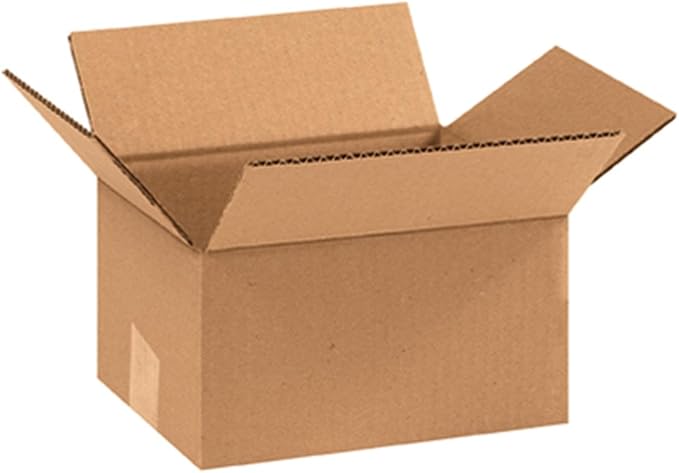 Secure Seal - 9x7x5 Pack of 25 Corrugated Cardboard Packing Shipping Mailing Moving Carton Boxes