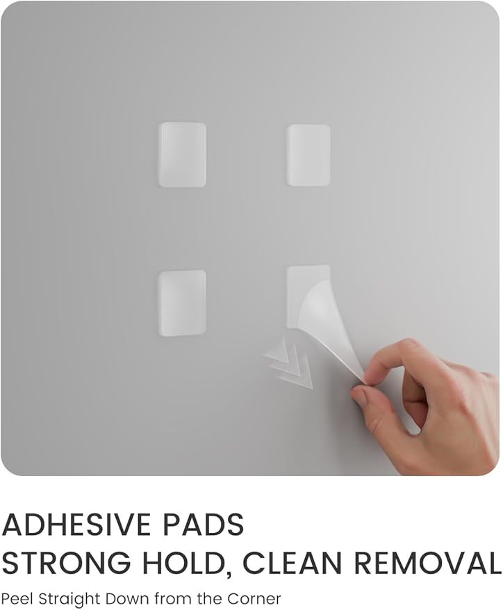 Felt Bulletin Board Tiles Large 36" x 24" Cork Board Alternative-6 Pack with 40 Adhesive Tabs, Thick Slat Wall Panels for Office Decor, Push Pin Board Wall Organizer Alternative - Sage
