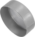 uxcell 4pcs Rubber End Caps 5 15/16"(150mm) ID Vinyl Round End Cap Cover Screw Thread Protectors Dark Grey, 50mm Height