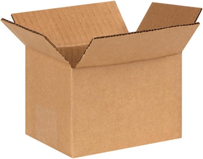 Secure Seal - 6x4x4 Pack of 200 Corrugated Cardboard Packing Shipping Mailing Moving Carton Boxes