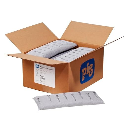 PIG Super Absorbent Pillow - 14 Pillows - 8" x 20" - Absorbs up to 1 gal. per Pillow - PIL205
