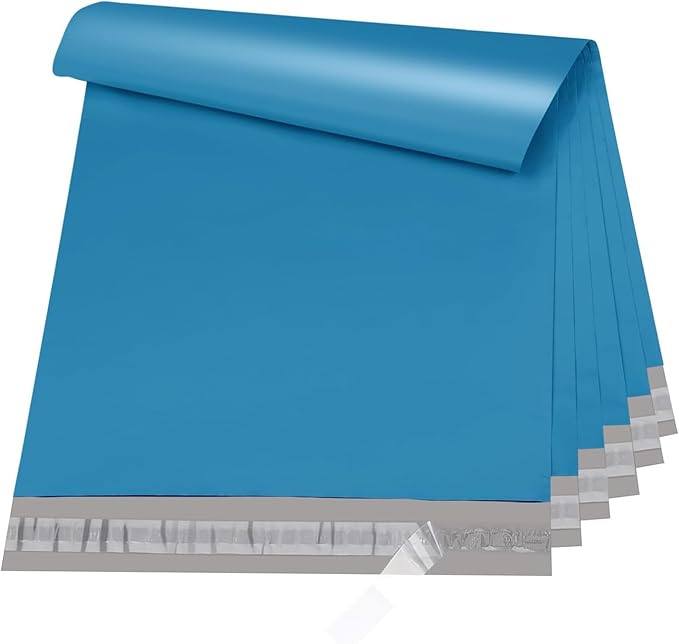 Metronic Poly Mailers 24x24 300 Pcs, Large Shipping Bags Bulk for Clothing, Strong Adhensive Shipping Envelopes for Small Business, Mailers Poly Bags, Tear-resistant Mailing Bags in Dark Blue