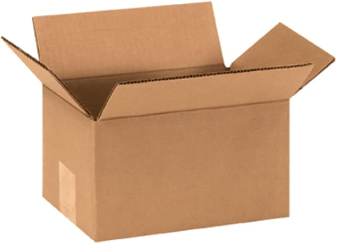 Secure Seal - 8x6x5 Pack of 200 Corrugated Cardboard Packing Shipping Mailing Moving Carton Boxes