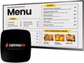 Digital Signage Player for Restaurants – No Subscription Needed, Includes Free Upload & Menu Scheduler, Unlock Affordable Premium Tools: Template Builder & AI Enhancer