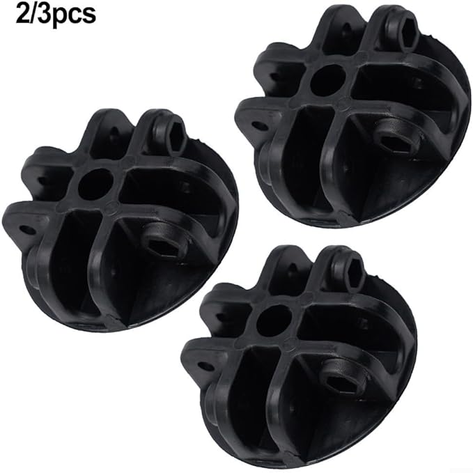 Tent Plastic Top Cover, Pop-up Canopy Connector, 4-Way Center Bracket Connector Black Gazebo Accessories, Tent Cooling Tent Plastic Accessories(3pcs)