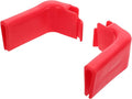 1 Pair Shopping Cart Bumper Guard Strip Collision Plastic Protector for Grocery Cart Frame Easy Installation Enhances Safety Visual Appeal Supermarkets