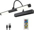 BIGMONAT Rechargeable Picture Light for Paintings with Remote, Battery Operated Dartboard Light, Wireless Art Light, Dimmable Display Lamp for Wall Photo Artwork Gallery Portrait