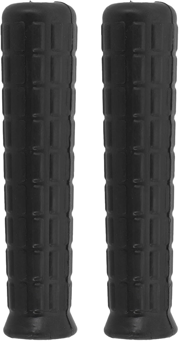 Rubber Wheelbarrow Handle Grips Round Tube Replacement Covers Anti Slip Garden Cart Handles With Ergonomic Design For Hand Truck Dolly Garden Tools Black 2 Pack(114 x 18mm)