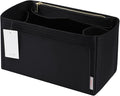 ZTUJO Purse Organizer Insert For Handbags, Silky Touching Bag Organizer Insert With Bottle Holder, Perfect for Speedy, Neverfull, Tote,ONTHEGO,Artsy,Handbag and More (Mini, Silky Black)