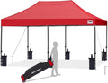 ABCCANOPY Patio Pop Up Canopy Tent 8x16 Commercial-Series (Red)
