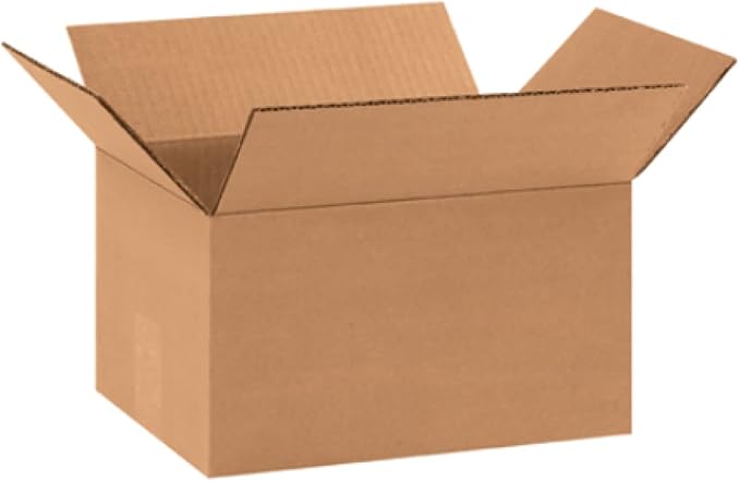 Secure Seal - 11x8x6 Pack of 100 Corrugated Cardboard Packing Shipping Mailing Moving Carton Boxes