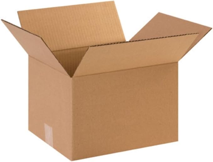 Secure Seal - 12x10x8 Pack of 50 Corrugated Cardboard Packing Shipping Mailing Moving Carton Boxes