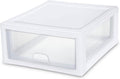 STERILITE 23018006 16 Quart Stacking Drawer, Clear (Pack of 1)