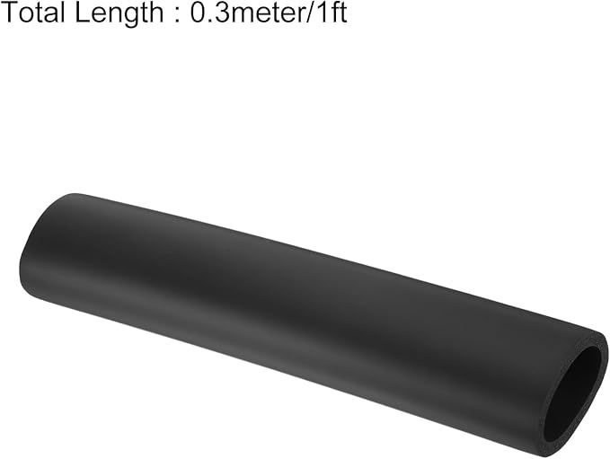 uxcell Foam Tubing for Handle Grip Support,45mm(1 3/4") ID 59mm(2 5/16") OD 0.3 Meter/1ft Length Black