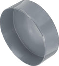 uxcell 4pcs Rubber End Caps 170mm(6 11/16 Inch) ID x 80mm(3 1/8 Inch) H Vinyl Round End Cap Cover Screw Thread Protectors Light Gray