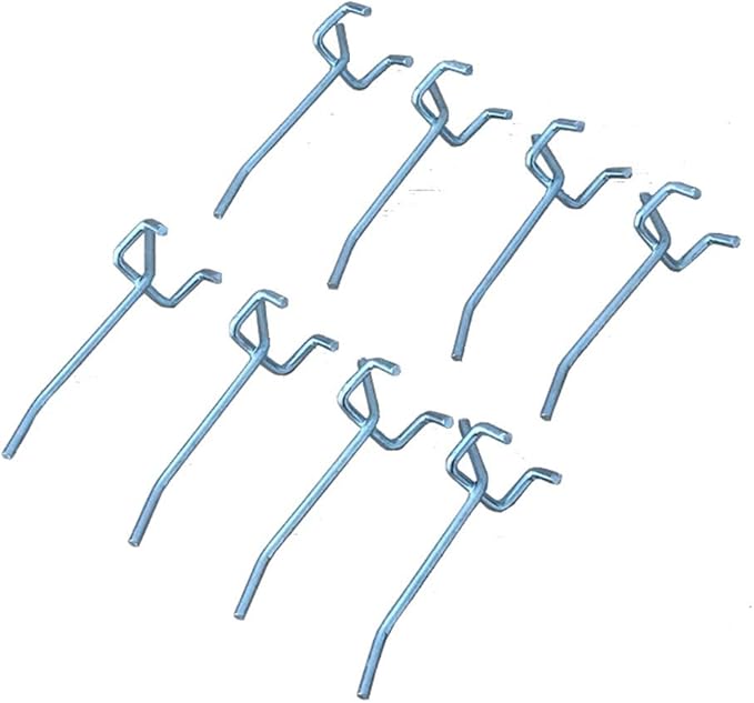 Eujgoov Pegboard Hook Set 51 Pcs, Organize Screwdrivers, Wrenches and Pliers on Pegs for Heavy Duty Tools Storage Support for Storing Tools, Pulling Lines and Organizing Items