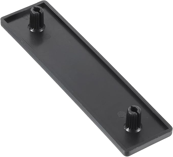 uxcell 14Pcs Extruded End Cap Nylon, 80x20mm T-Slot Aluminum Profile 2080 European Standard End Cap Extrusion Plug for Trolley, Fish Tank Rack, Storage Rack, Black