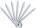 Steel Tent Stakes Heavy Duty Ground Stake, Metal Stakes to Anchor Commercial Inflatables, Outdoor Camping Canopy, Fence, Garden Tent Accessories, 1" Diameter x 18" Length, 100 Pack