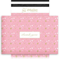 200 Count - 6x9 inch, Pink Polka Dot - Thank You Poly Mailer Envelope, Mailing Shipping Bags with Self Seal Strip