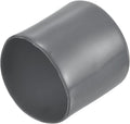 uxcell 20pcs Rubber End Caps 42mm ID Vinyl Round Tube Bolt Cap Cover Thread Protectors Dark Grey
