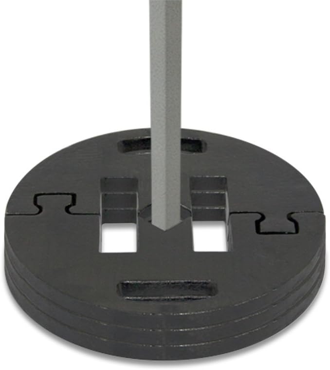 Vispronet Commercial-Grade Canopy Weight Plate 44lb - Steel Base Plate for Pop Up Canopy Tents